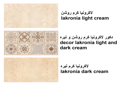 decor lakronia light and dark cream